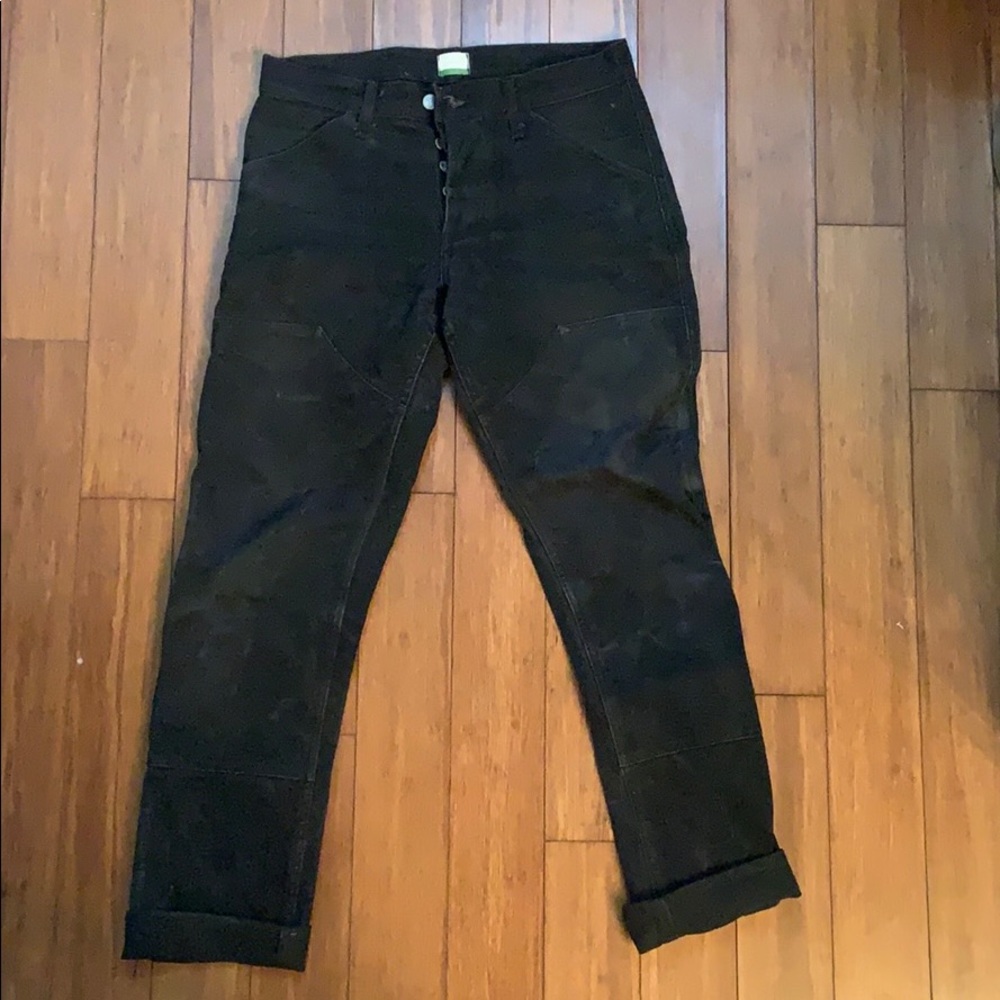 Black duck canvas vintner pants